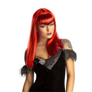 Glitter Vamp Wig-Red