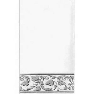 Silver Elegant Scroll - Serviettes Buffet 24/pqt