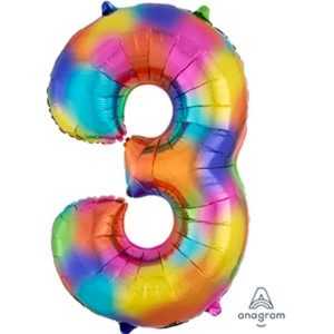 Chiffre Décorateur #3 - Multi 34 po
