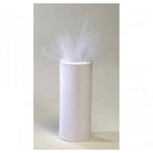 Rouleau Tulle - Blanc 6 po