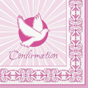 Serviettes Repas 16/pqt Confirmation