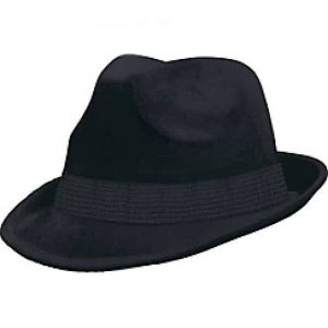 Black Suede Fedora