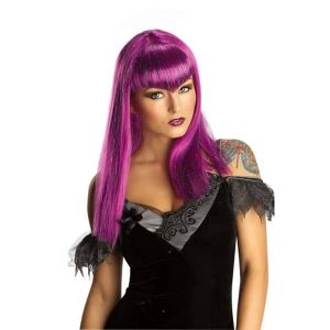 Glitter Vamp Wig-Purple