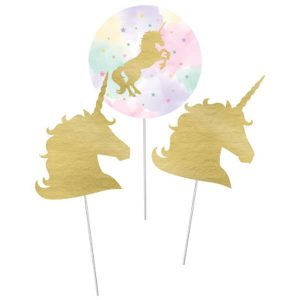 Licorne Brillante - Centre De Table Bâton 3 par pqt
