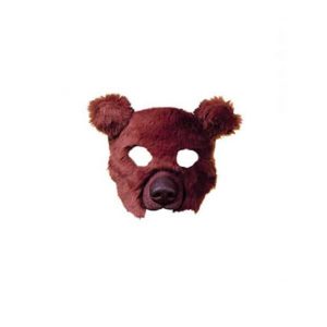 Plush Animal Masks - Bear