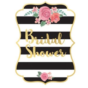 Invitations Bridal Shower 8/pqt.