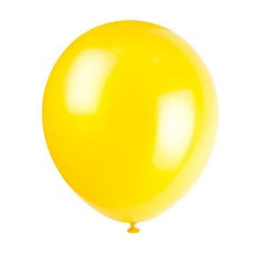 Ballons Latex Jaune 12po 10/pqt