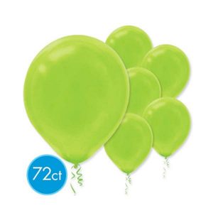 Ballons Latex 12 Po. 72/pqt Vert lime