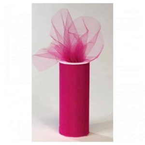 Rouleau Tulle - Fuschia 6 po