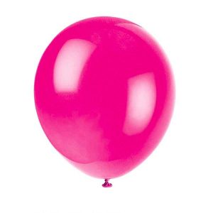 Ballons Latex Fuschia 12po 10/pqt