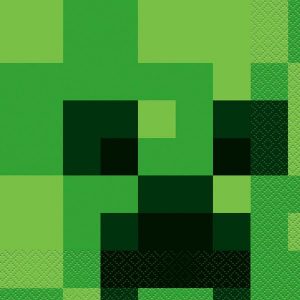 Minecraft - Serviettes Repas 16 par pqt