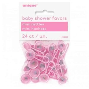 Mini Hochets Rose 24/pqt