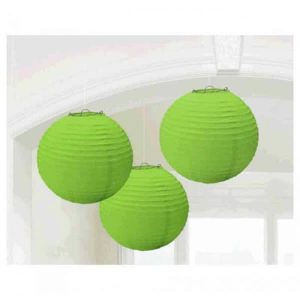 Lanternes en Papier - Vert Lime