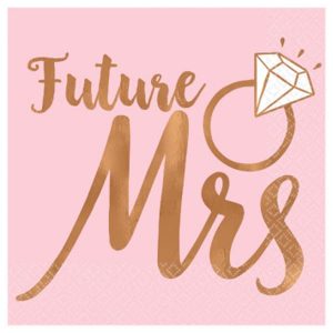Serviettes Breuvages 16 par pqt - Future Mrs.