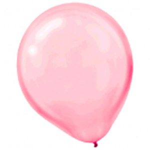 Ballons Latex 12 Po. 15/pqt Rose Perlé