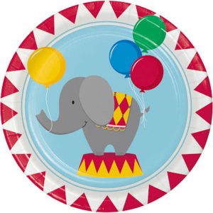 Assiettes 9 Po. 8 Par Pqt