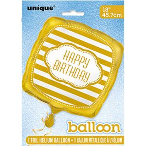 Mylar 18po Happy Birthday