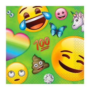 Emoji - Serviettes Breuvage 16/pqt