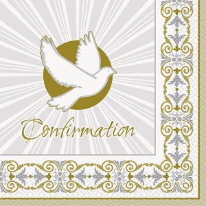 Serviettes Repas 16/pqt Confirmation