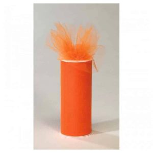 Rouleau Tulle - Orange 6 po
