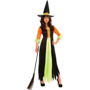 Orange-Green Witch
