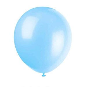 Ballons Latex Bleu Poudre 12po 10/pqt