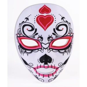 Day of the Dead Face Mask Pink
