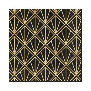 Glitz & Glam - Serviettes Breuvage 16/pqt