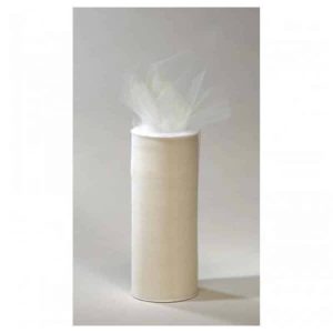 Rouleau Tulle - Ivoire 6 po