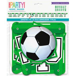 Soccer - Bannière À Personaliser