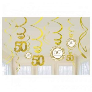 Décorations Spirales 12/pqt