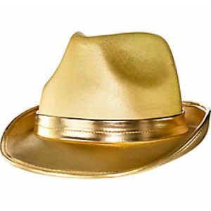 Gold Fedora