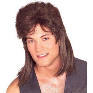 Brown Mullet Wig