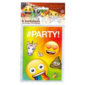 Emoji - Invitations 8/pqt