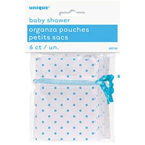 Sacs en Organza 6 par pqt.