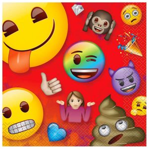 Emoji - Serviettes Repas 16/pqt