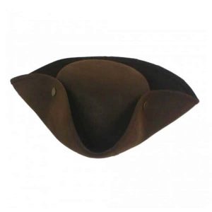Leatherlike Pirate Brown Hat