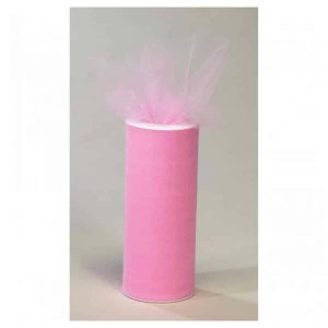 Rouleau Tulle - Rose 6 po