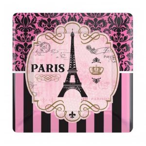 Assiettes Carrées 7po 8/pqt