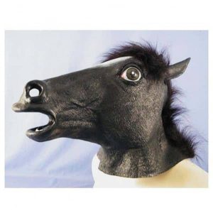 Horse Mask - Black