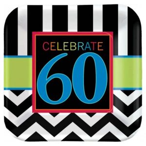 60ans Celebration - Assiettes 9 po 8/pqt