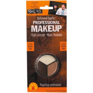 Professional White, Flesh and Brown Makeup