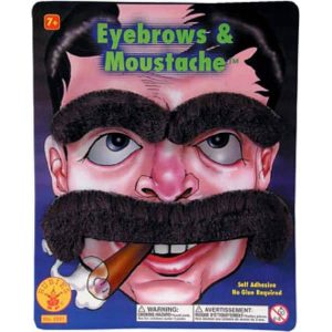 Large Moustache and Eyebrows Set