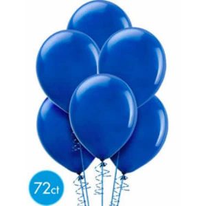 Ballons Latex Bleu Royal 12po 72/pqt