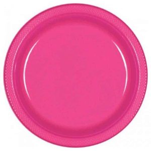 Assiettes en Plastique 7 po 20/pqt