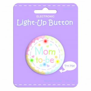 Macaron Clignotant Button Mom to Be