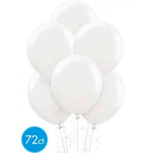 Ballons Latex Blanc 12po 72/pqt
