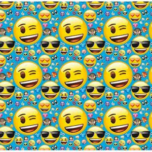 Emoji - Papier Emballage 30 Po X 5 Pi