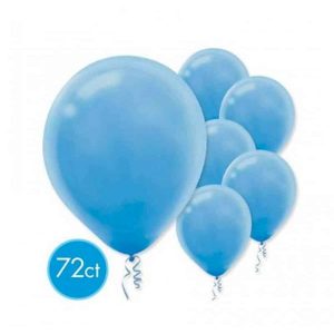 Ballons Latex Bleu Poudre 12po 72/pqt