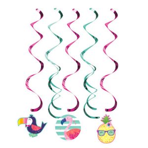 Décoration Spirales 5/pqt